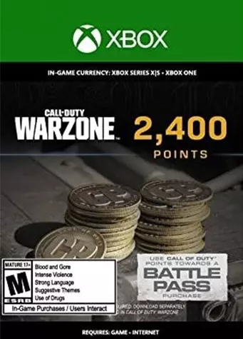 2,400 Call of Duty: Warzone Points Xbox Live Key